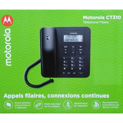 Motorola CT310 téléphone fixe