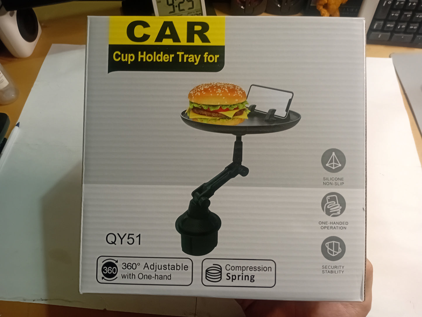 Plateau repas pour voiture 360
