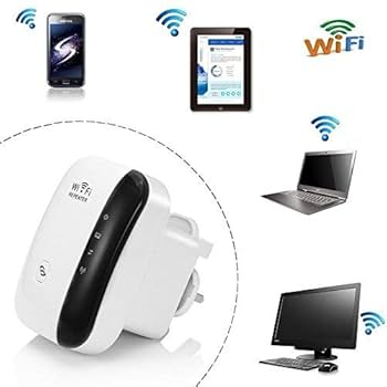Répéteur Wi-Fi N300 300 Mbps – Amplificateur de Signal 2,4 GHz – Prise Murale – Bouton WPS