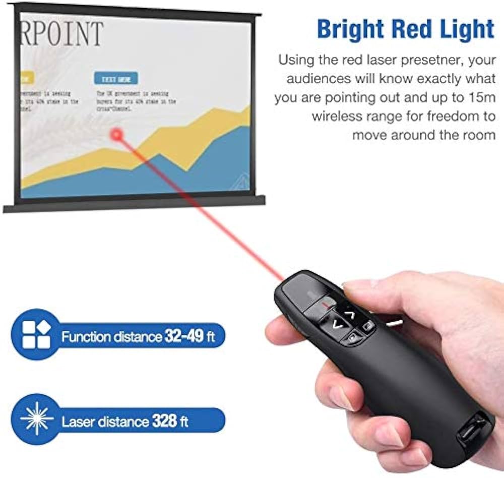 Pointeur de présentation Powerpoint sans fil