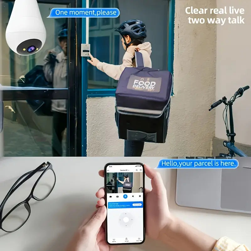 Caméra ampoule smart 3mp