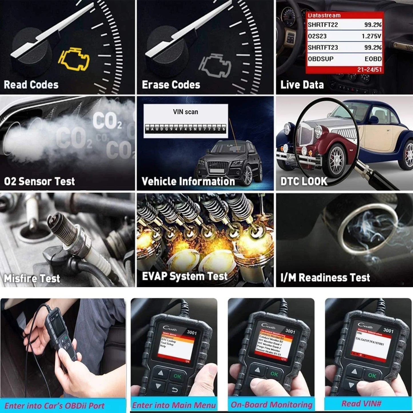 OBD2 LAUNCH CR3001