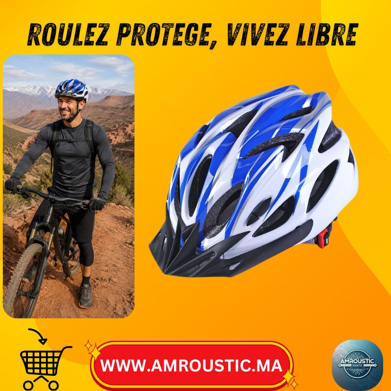 Casque de Vélo Adulte Unisexe Réglable – VTT et Sport