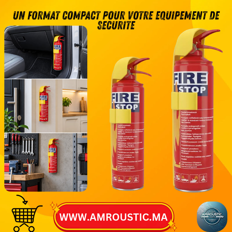 Extincteur compact FIRE STOP – 500 ml / 1000 ml