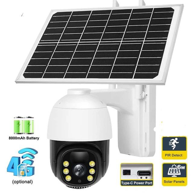 Caméra solaire PTZ 4G