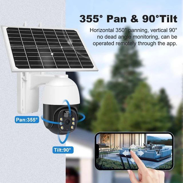 Caméra solaire PTZ 4G