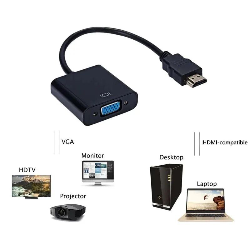 hdmi male to vga female