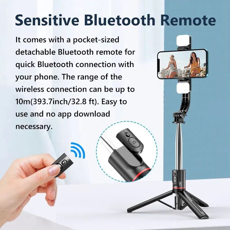 perche selfie led bluetooth