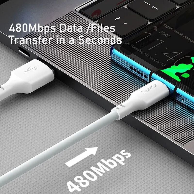 cable iphone baseus fast 2pcs