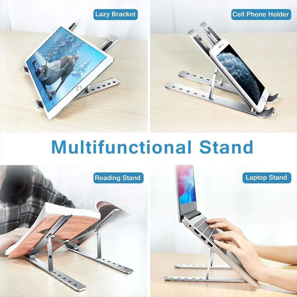 support ordinateur aluminum