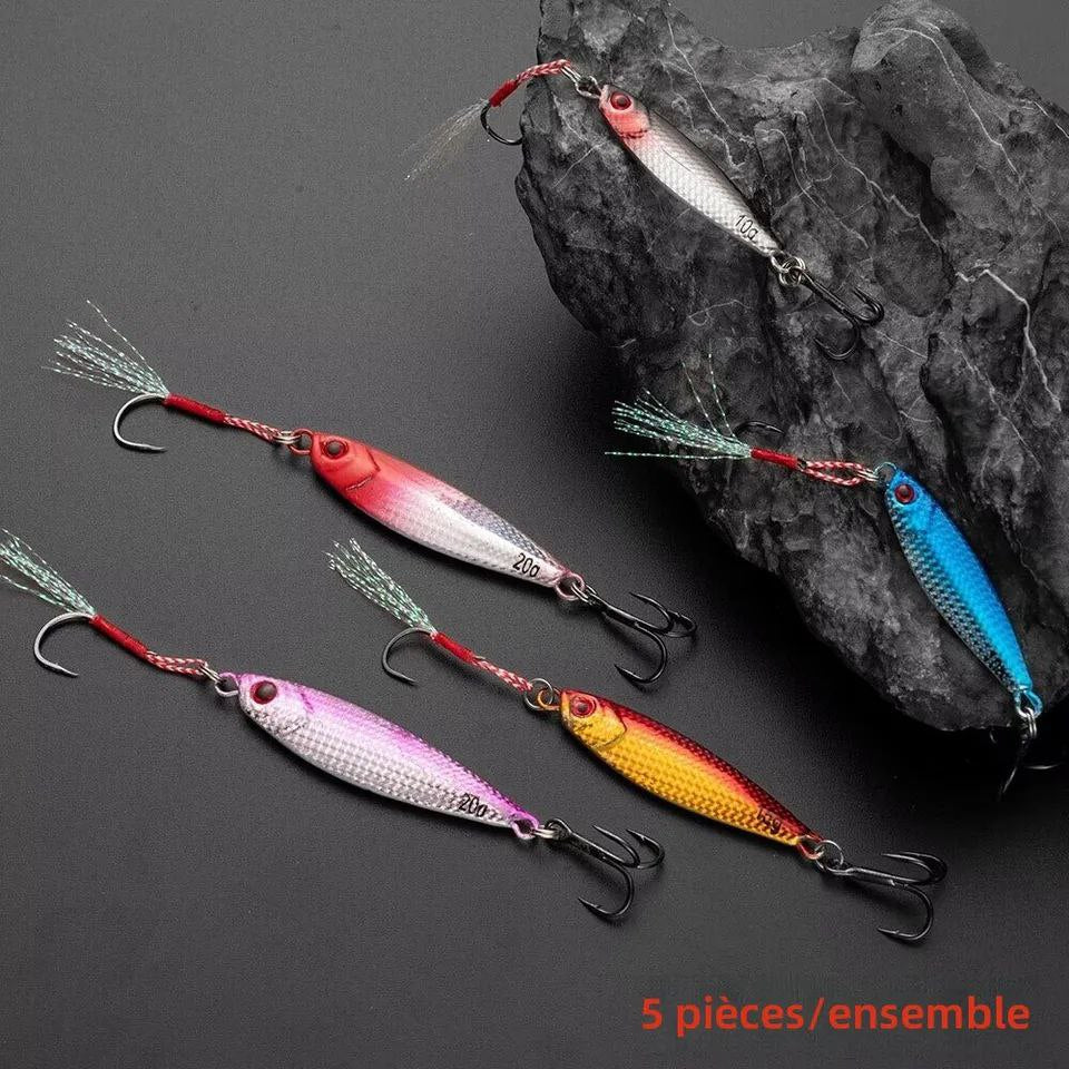 Kit leurre métal (5 pièces)