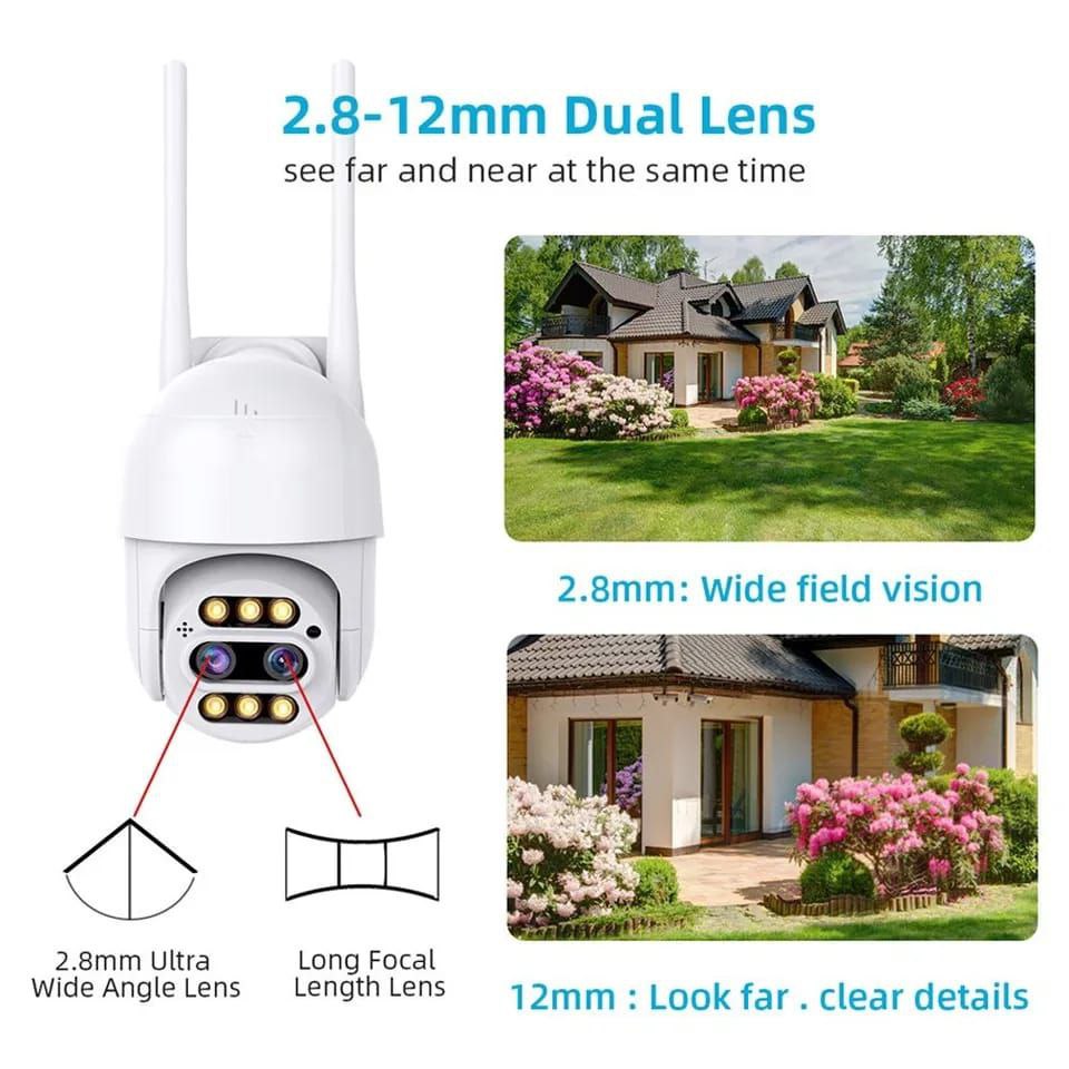 caméra dual 8mp zoom x8