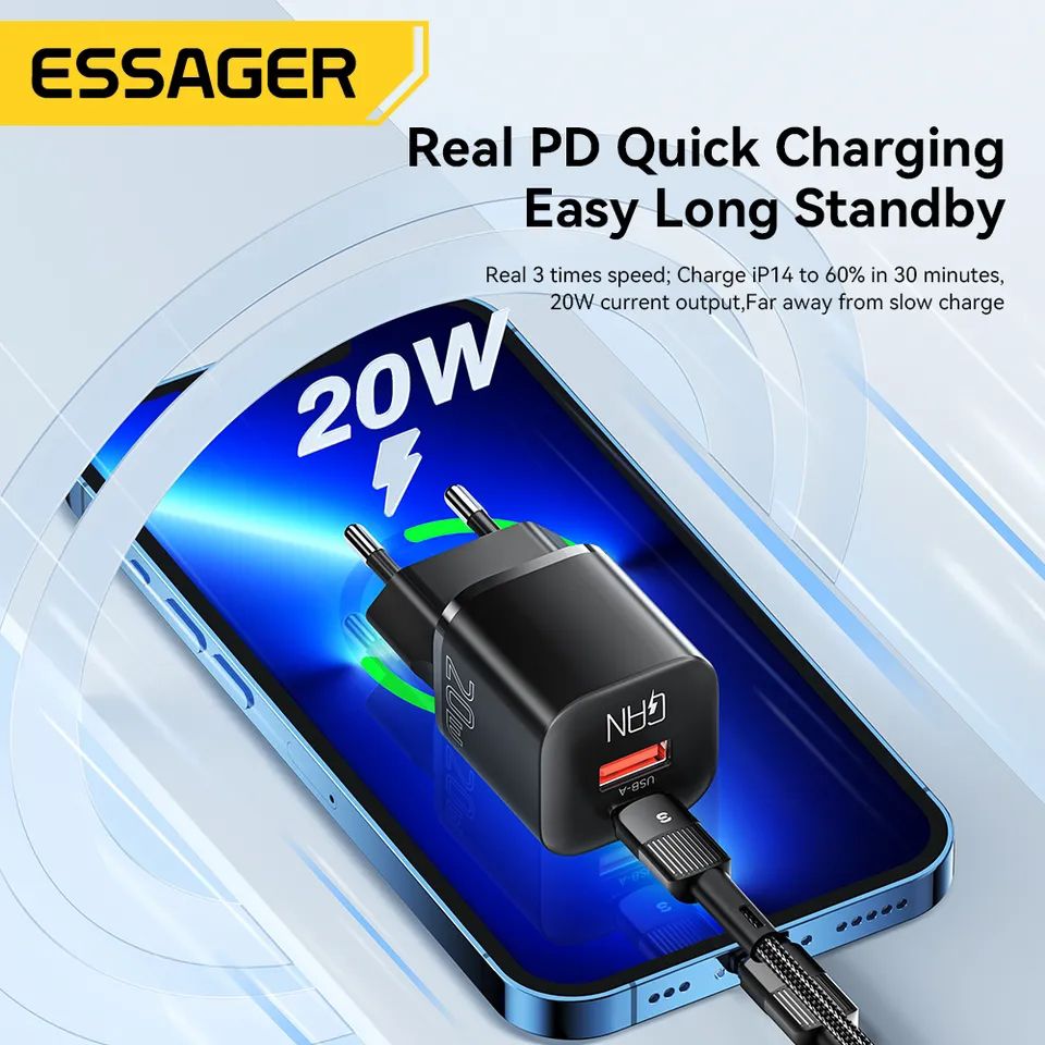 chargeur essager 20W