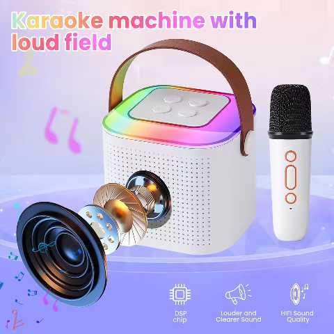 Microphone station karaoké