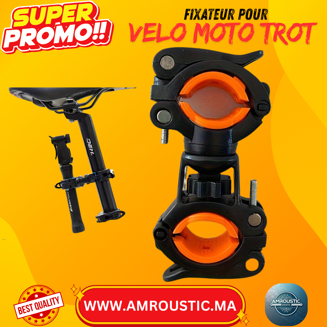 Support de fixation vélo moto trottinette