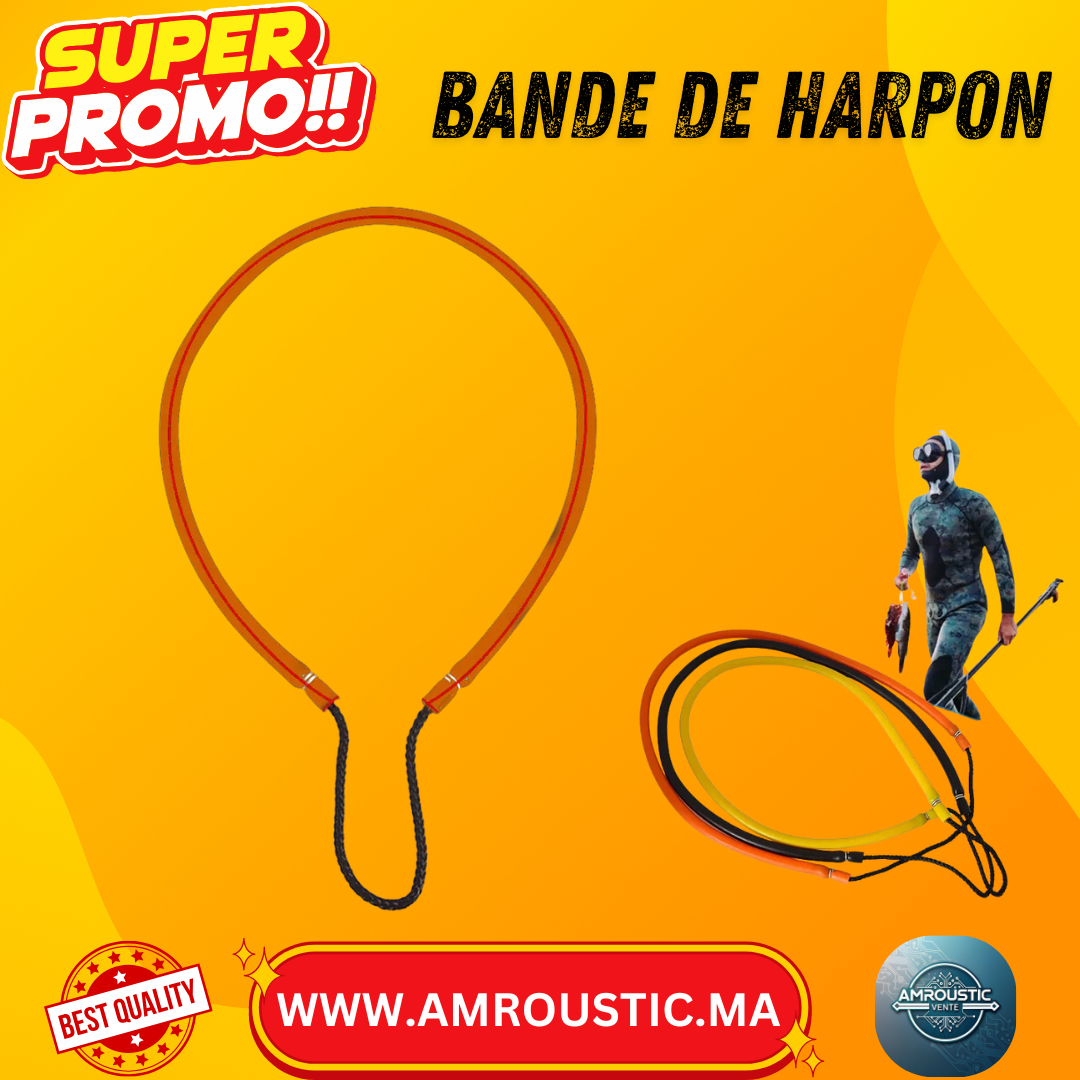 Bandes en caoutchouc pour harpon