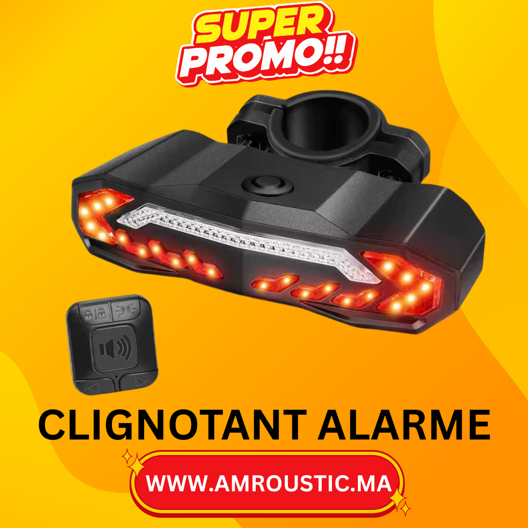 clignotant , Alarme, Claxon, Signal stop