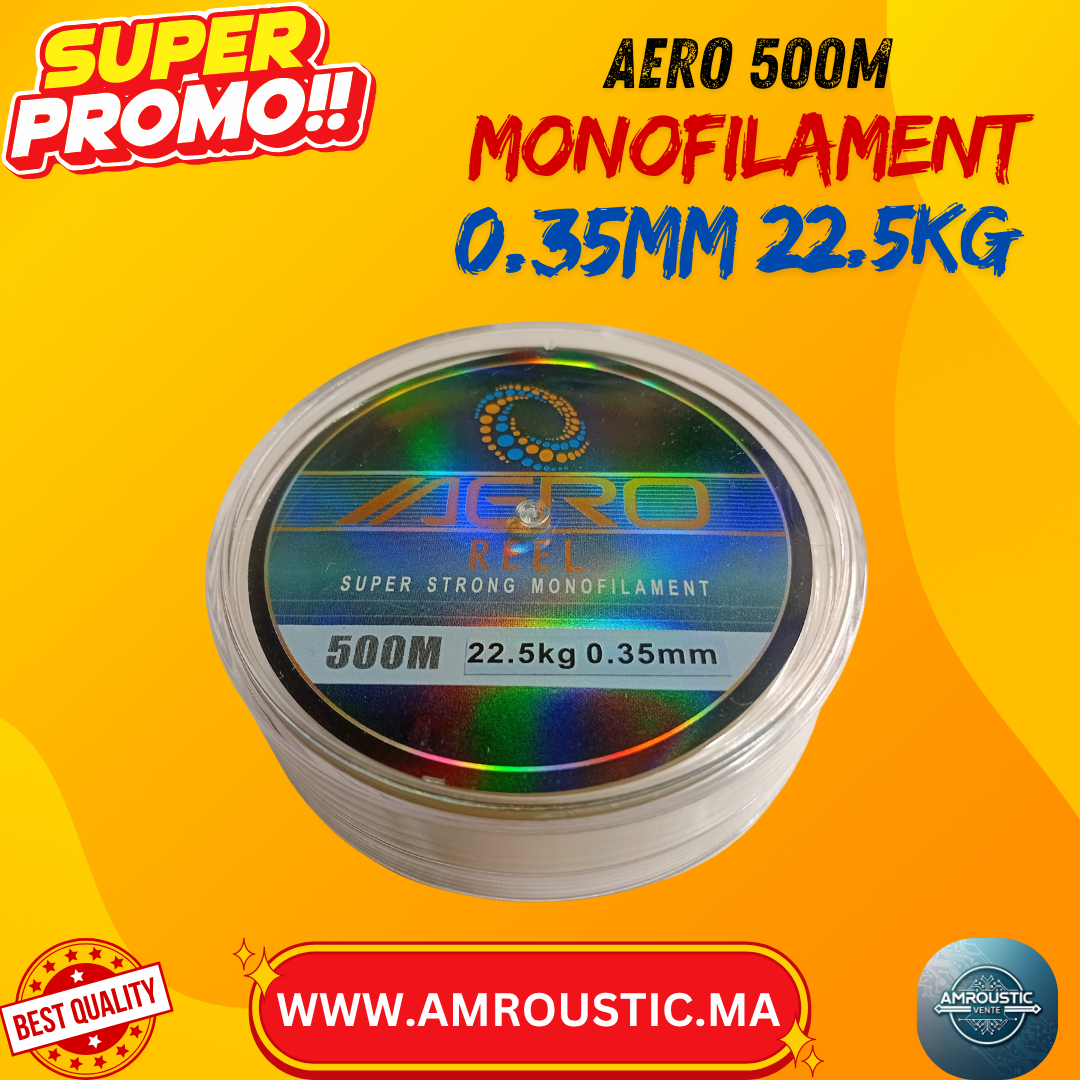 خيط صيد 500 متر 0.35 مم/22.5 كجم AERO
