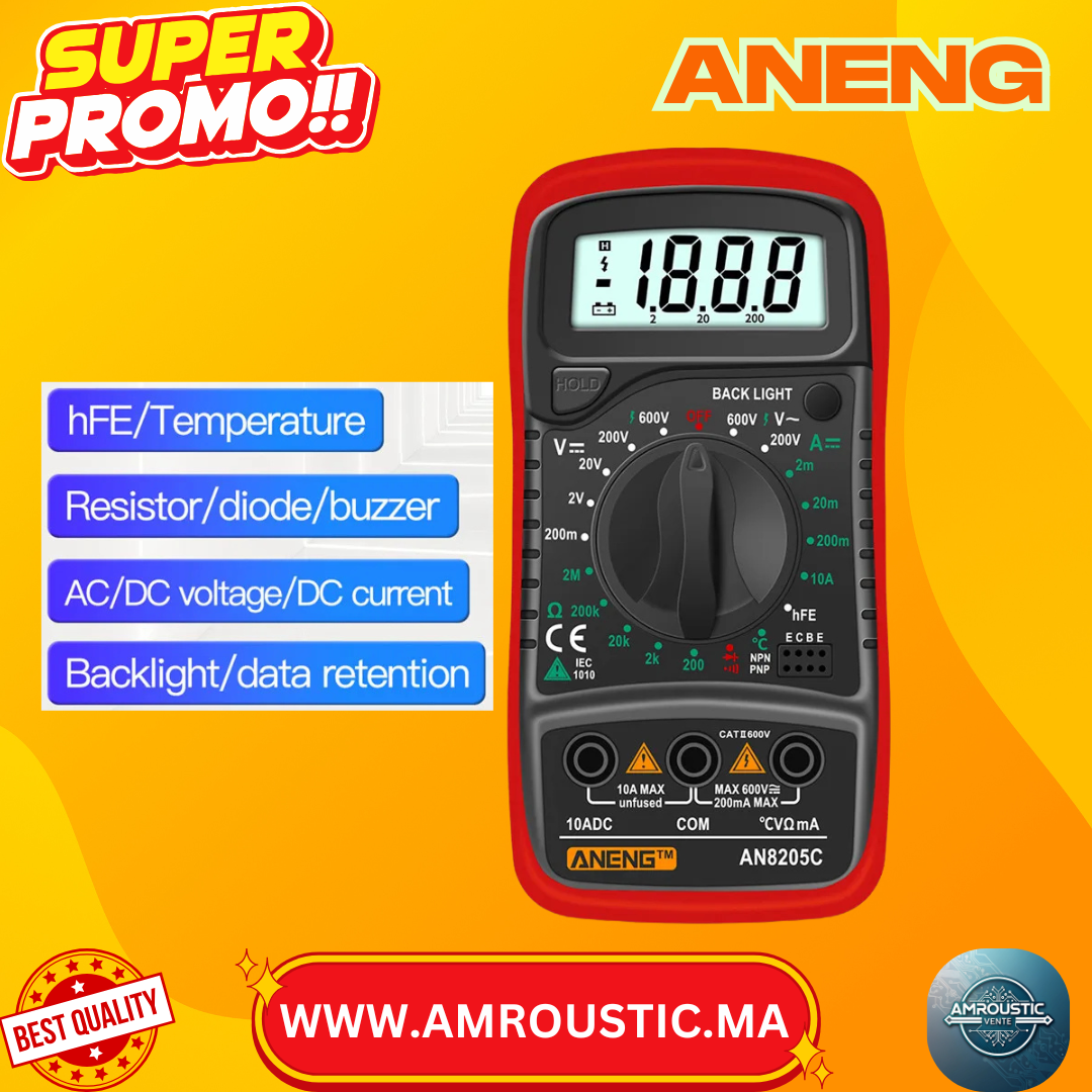 multimètre aneng AC/DC