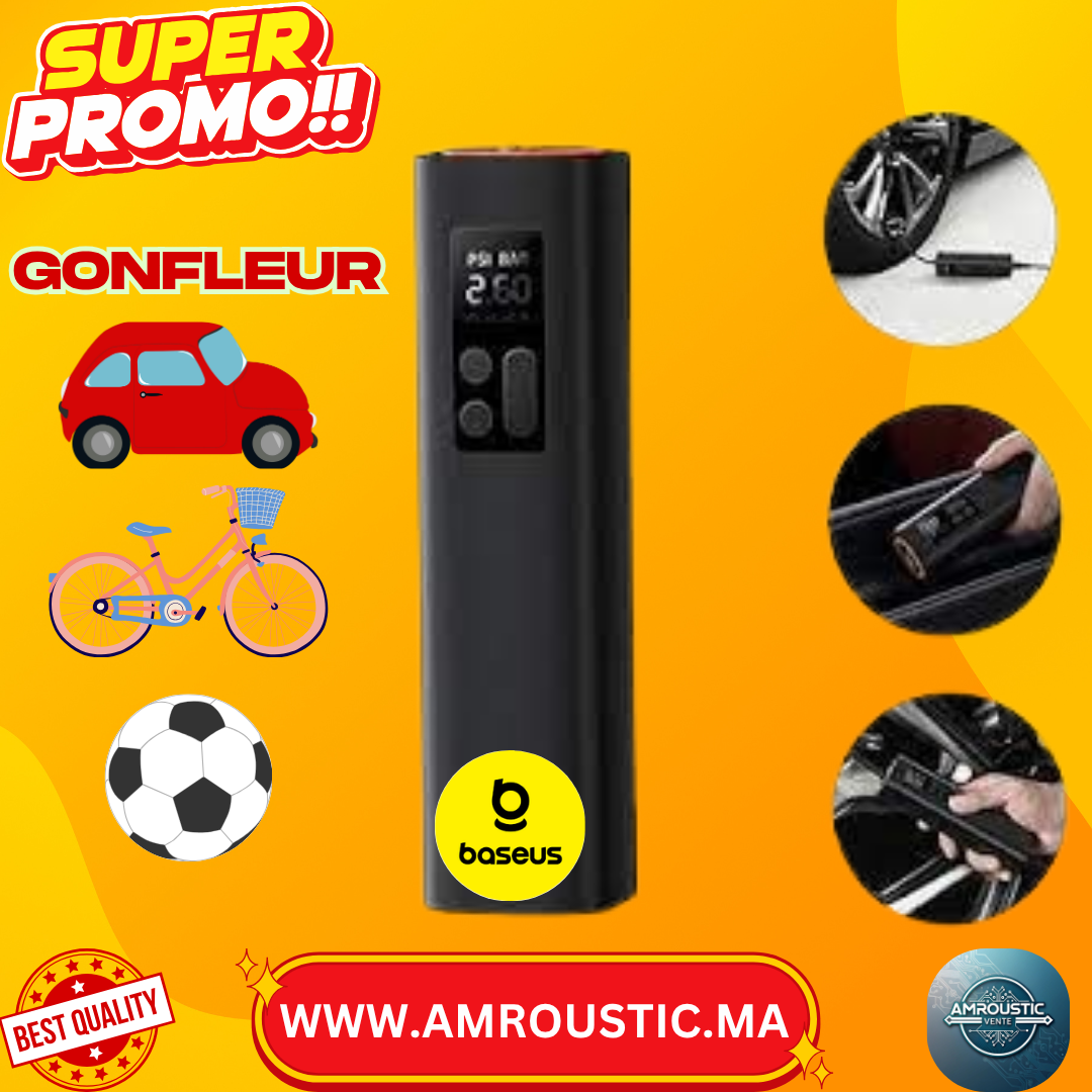 gonfleur pneu filaire Baseus