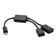 Otg micro 2 ports usb et alimentation