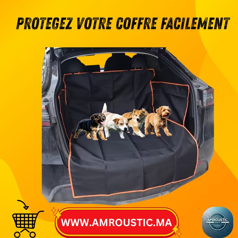 Tapis de coffre voiture antidérapant ultra-résistant avec protection intégrale anti-rayures