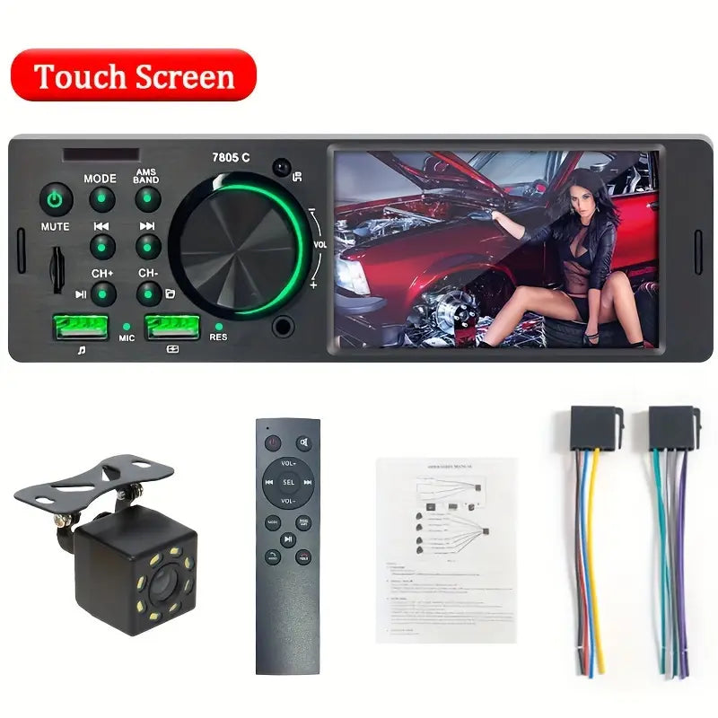 Autoradio 1DIN tactile wireless