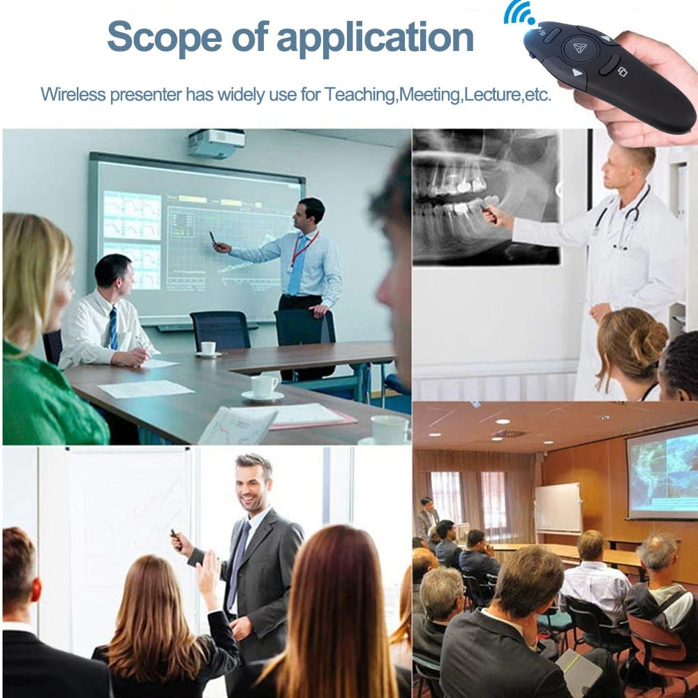 Pointeur lazer + présentation PowerPoint