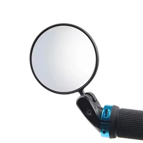 Rétroviseur universel installé sur un guidon de vélo