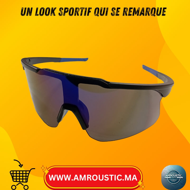 Lunettes de sport miroir unisexes légères – 1 pièce