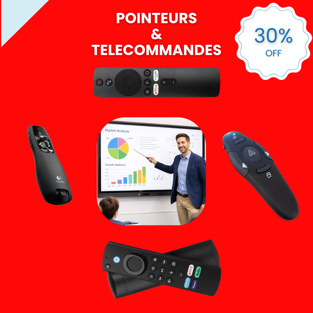 pointeurs & télécommandes