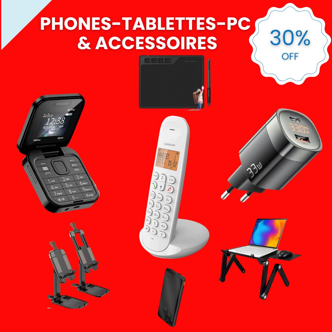 teléphones & PC & Tablettes & Accessoires
