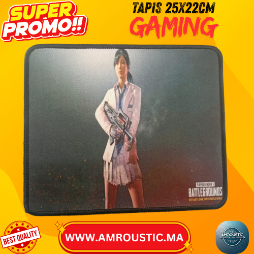 Tapis de Souris Gamer PUBG – Modèle LMT-K1