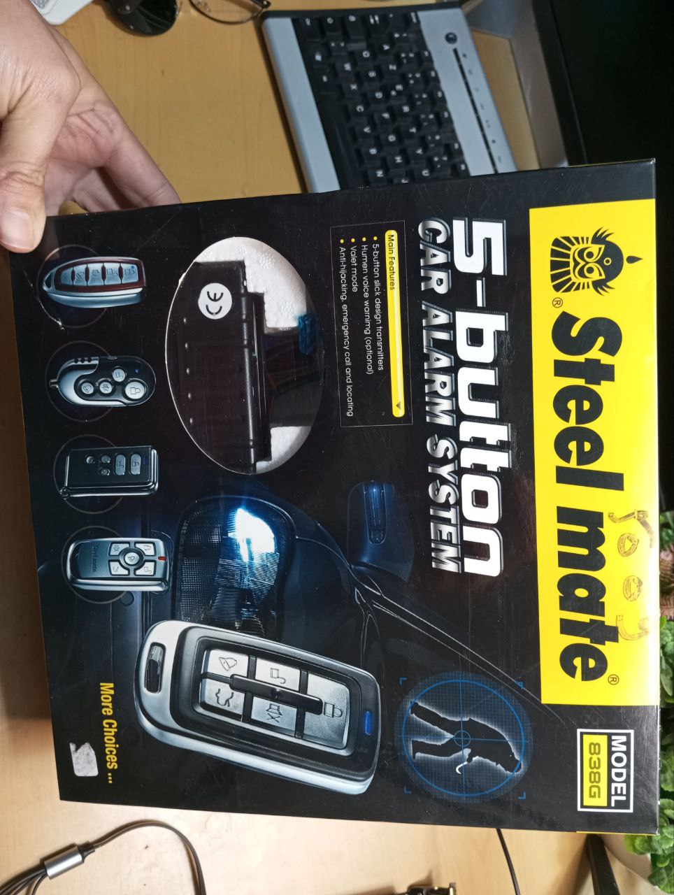 alarme voiture 5 boutons