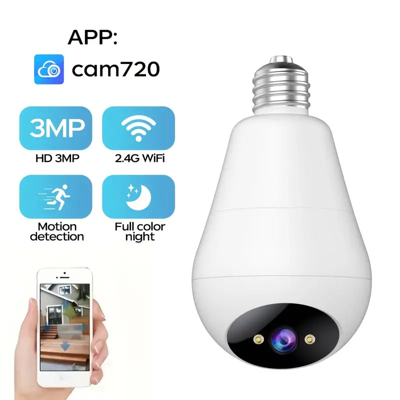Caméra ampoule smart 3mp