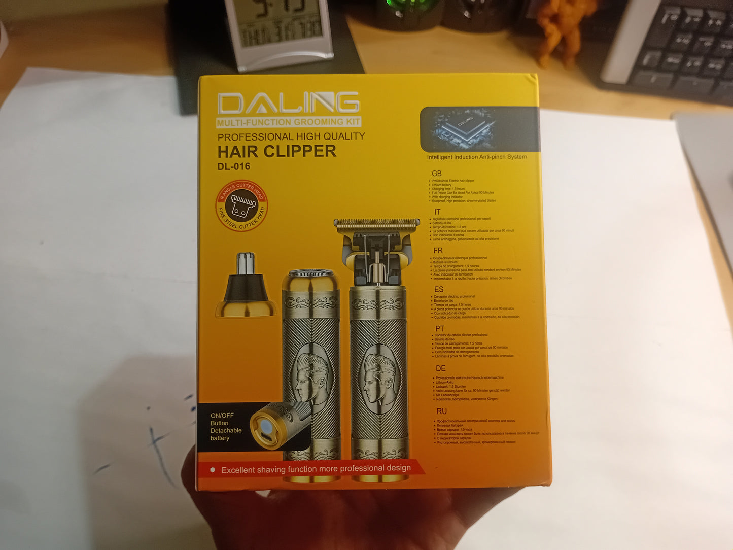 Tondeuse 3 in 1 rechargeable