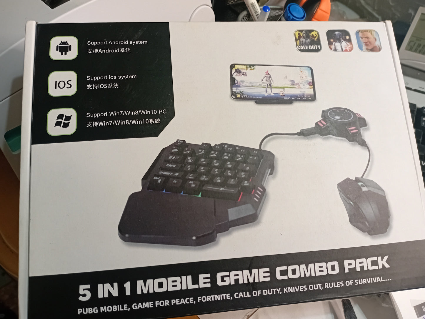 Pack Gaming 5 en 1 Bluetooth