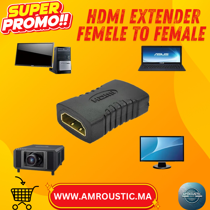 Adaptateur HDMI Femelle vers Femelle