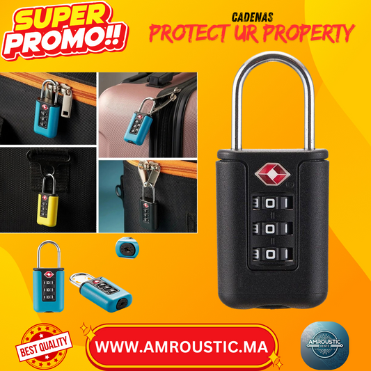 Cadenas à Code 3 chiffres