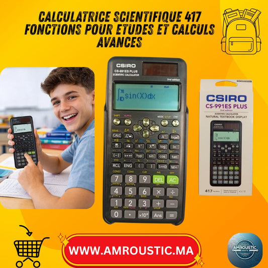 آلة حاسبة علمية CSIRO CS-991ES PLUS الإصدار الثاني – 417 وظيفة