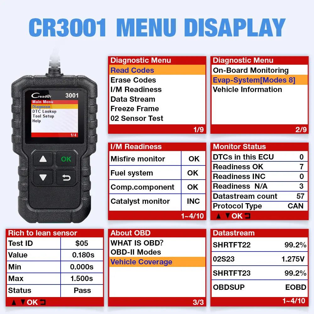 OBD2 LAUNCH CR3001
