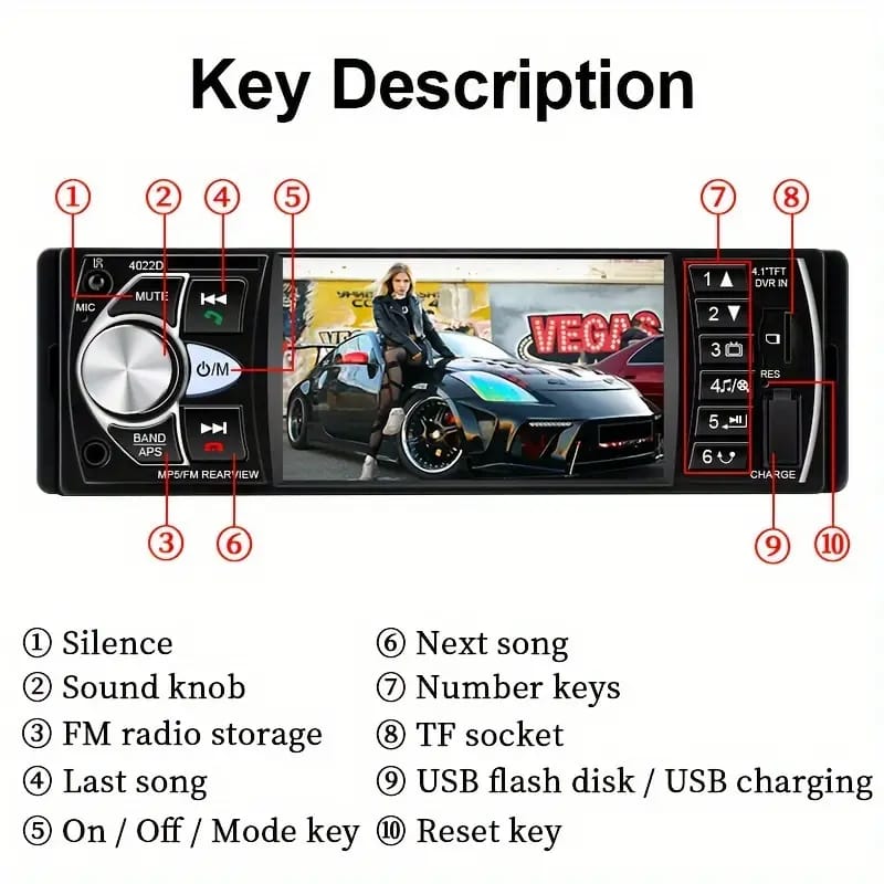 autoradio voiture 1 din