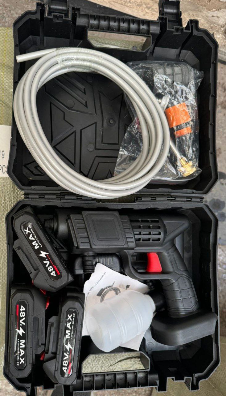 Pistolet à eau 48V 3 batteries