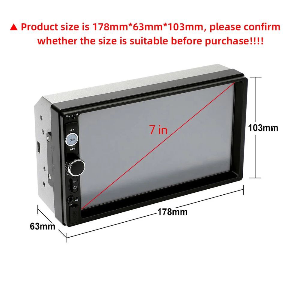 autoradio 7/bluetooth tactile