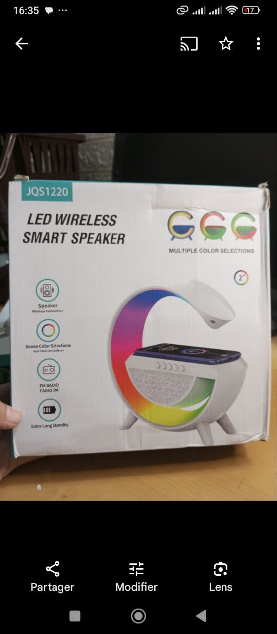 Chargeur wireless+Radio+ speaker
