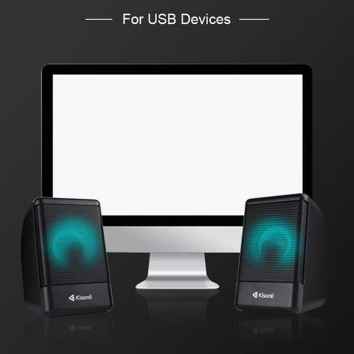 haut parleur led 2 pcs