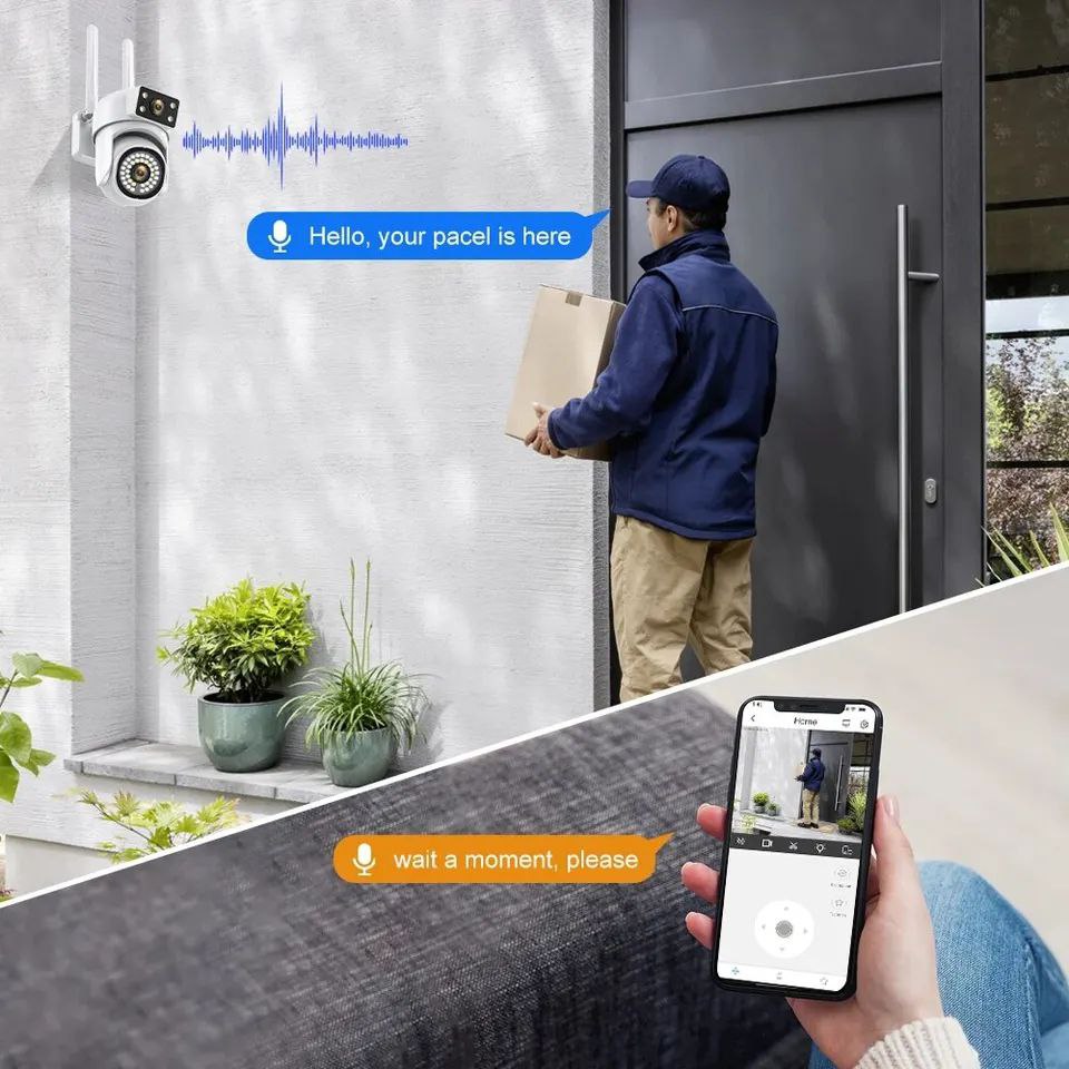 CAMÉRA IP WIFI HD 8MP/5G