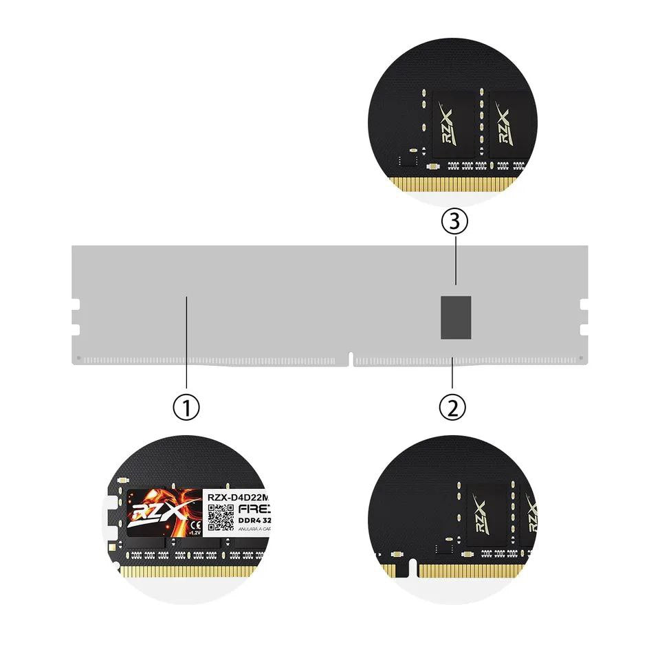 DDR4 8GB 2400 mHz pc bureau