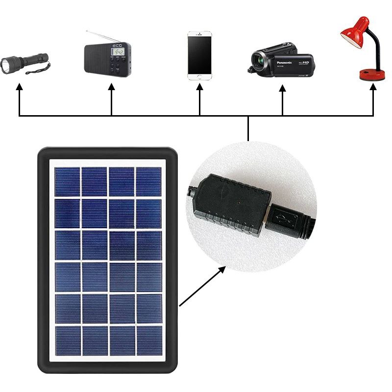 Panneau solaire 8W/6V