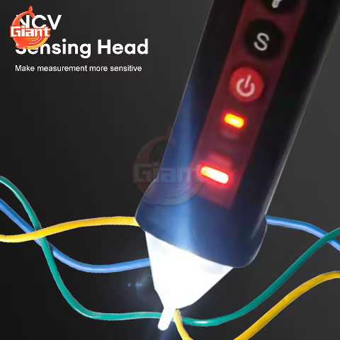 Stylo testeur d'électricité avec torche